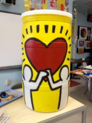 We didn't think one Keith Haring barrel was enough...